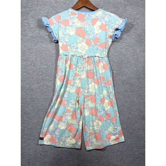 Matilda Jane Girls Floral Jumpsuit 8 Far Out Floral Romper - Picture 4 of 6